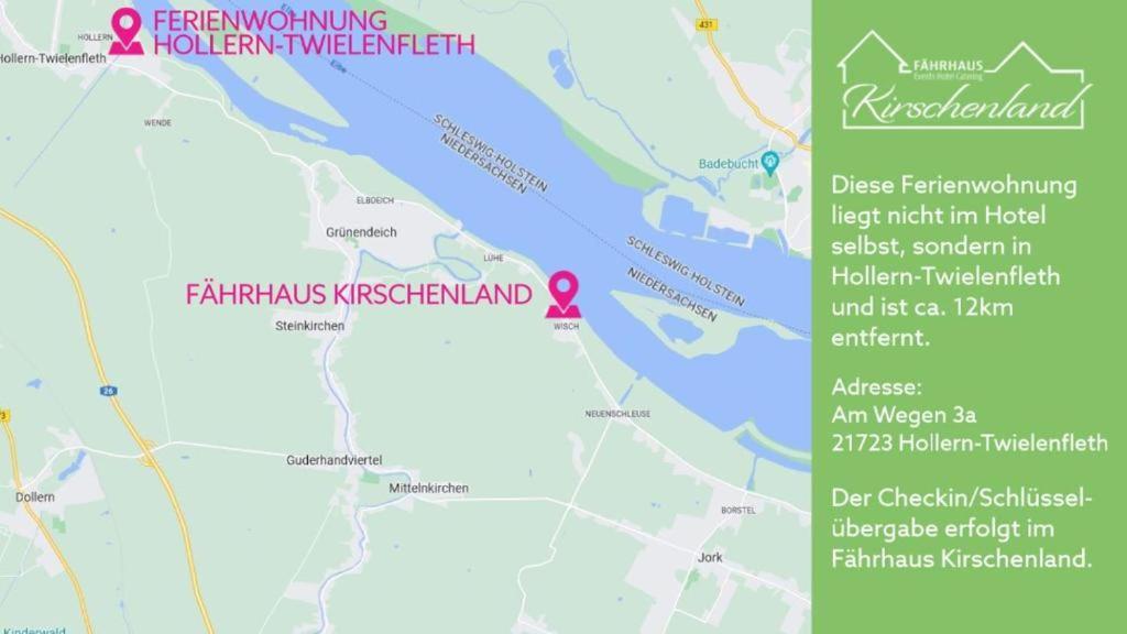 Faehrhaus Kirschenland Hotel Jork Kamer foto